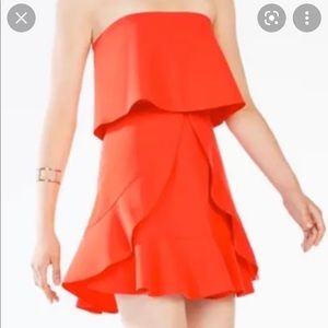 BCBG strapless dress size 8